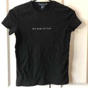 ‘Too busy to fcuk’ t-shirt